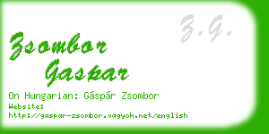 zsombor gaspar business card